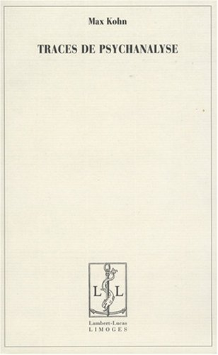 Traces de psychanalyse