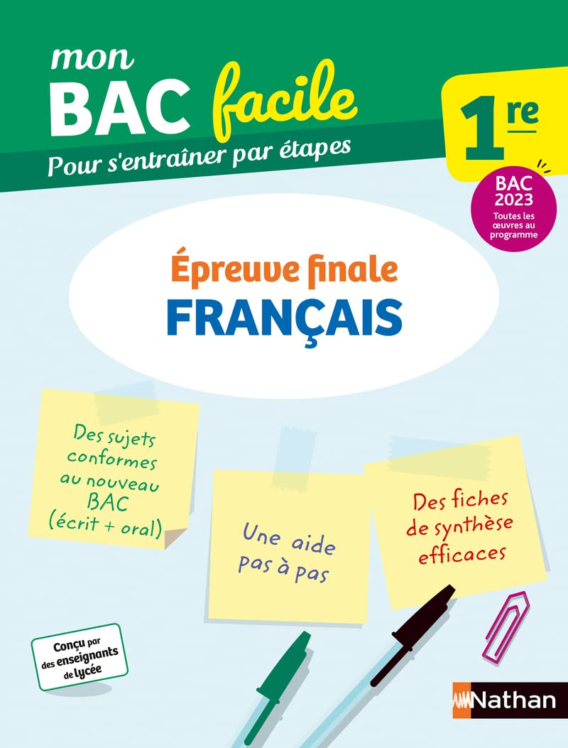 Français 1re : épreuve finale : bac 2023, toutes les oeuvres au programme