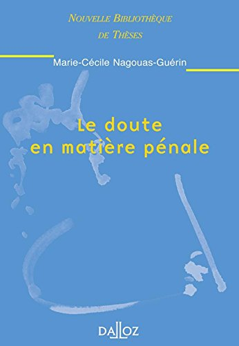Le doute en matière pénale