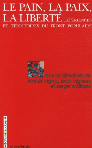 Expériences et territoires du Front populaire