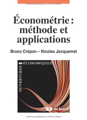 Econométrie : méthodes et applications