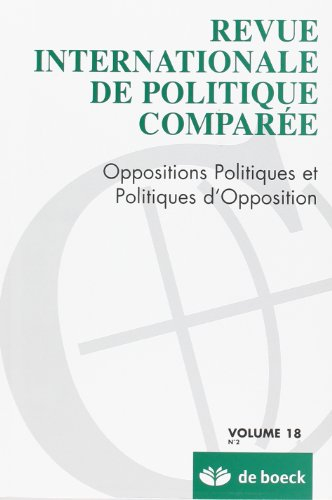 Revue internationale de politique comparée, n° 2 (2011). Oppositions politiques et politiques d'oppo