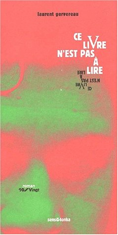 Ce livre n'est pas à lire