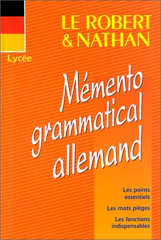 Mémento grammatical allemand