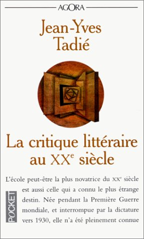 la critique littéraire au xxème siècle
