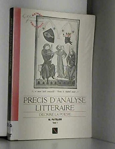 precis d'analyse litteraire. tome 2, décrire la poésie