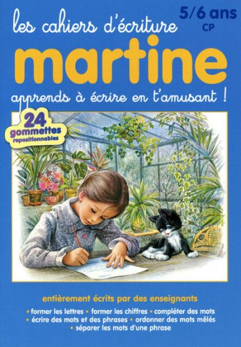 les cahiers d ecriture martine 5-6 ans