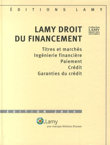 lamy droit du financement
