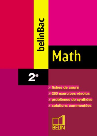 BelinBac math 2de