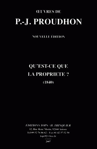 qu'est-ce que la propriété ?