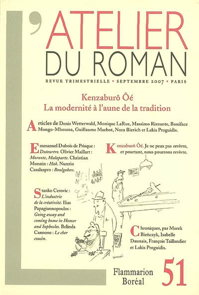 Atelier du roman (L'), n° 51. Kenzaburô Oé : la modernité à l'aune de la tradition
