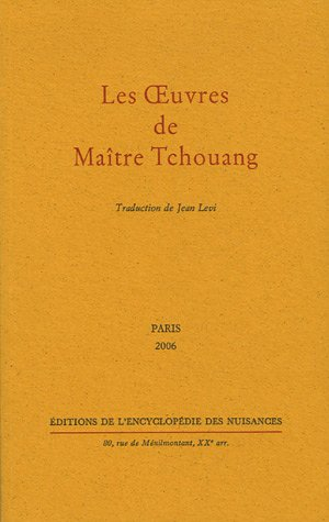 Les oeuvres de maître Tchouang