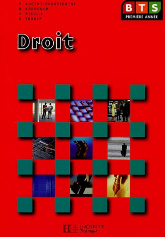 Droit BTS 1re année : livre de l'élève
