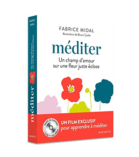 Méditer : un champ d'amour sur une fleur juste éclose