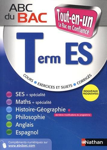 Tout-en-un : terminale ES : nouveaux programmes