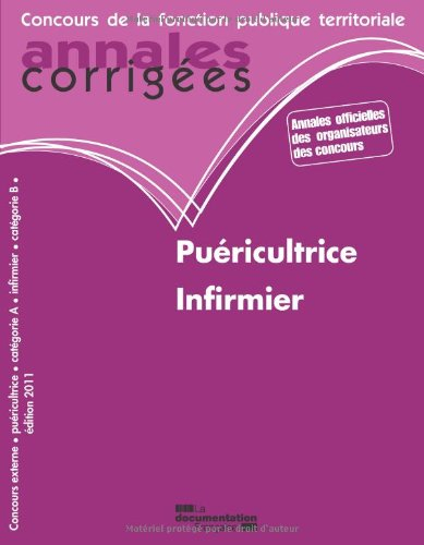 Puéricultrice, infirmier : concours externe
