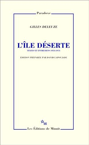 L'île déserte et autres textes : textes et entretiens, 1953-1974