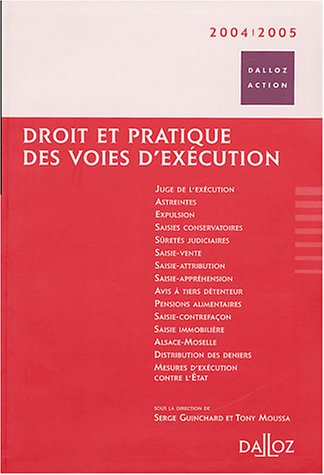 Droit et pratique des voies d'exécution 2004