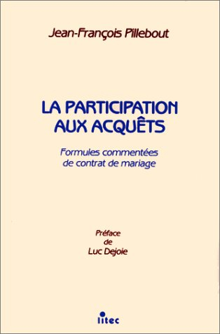 participation aux acquêts (ancienne édition)