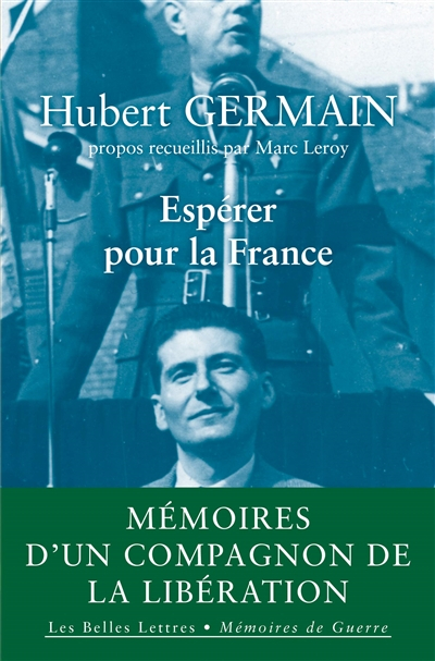 Espérer pour la France : entretiens avec Marc Leroy