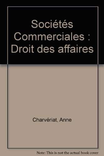 sociétés commerciales : droit des affaires