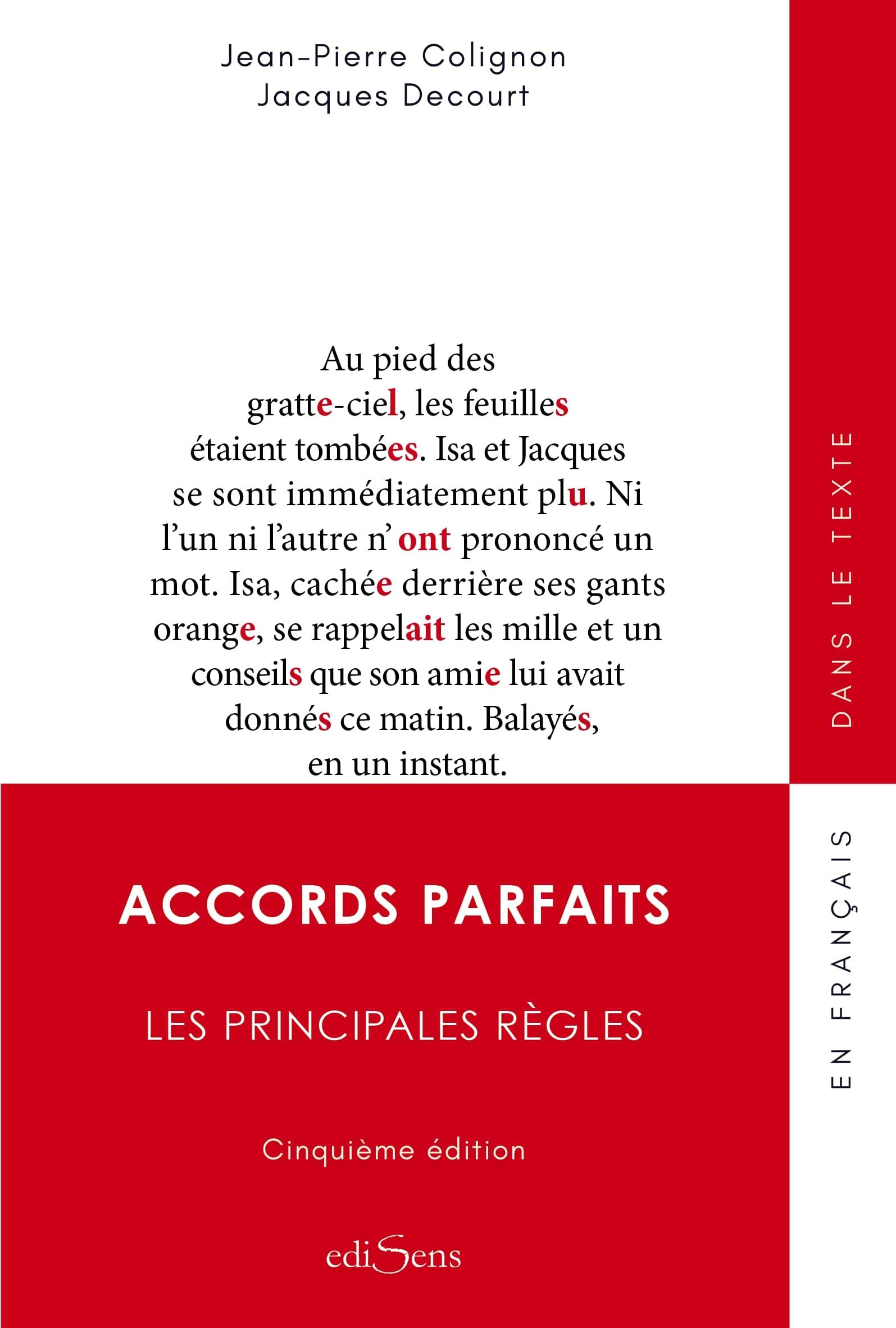 Accords parfaits : les principales règles