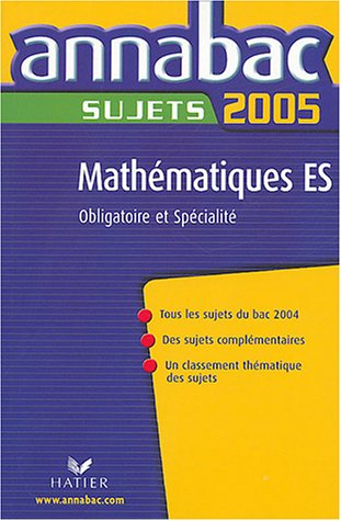 mathématiques es : sujets