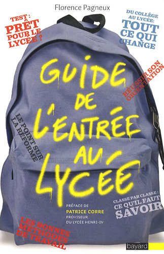 Guide de l'entrée au lycée