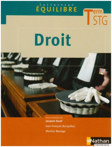 Droit, term STG