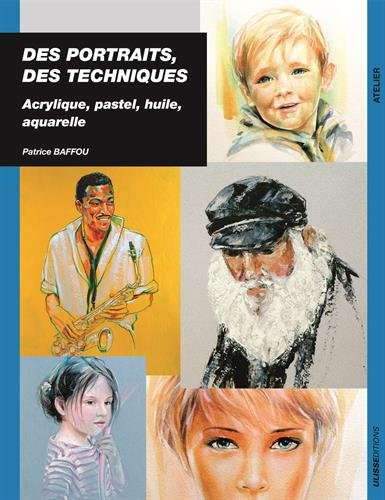 Des portraits, des techniques : acrylique, pastel, huile, aquarelle