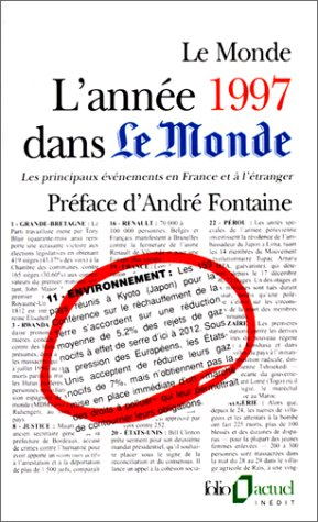L'année 1997 dans Le Monde : les principaux événements en France et à l'étranger