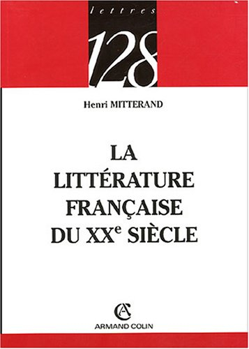 La littérature française du XXe siècle