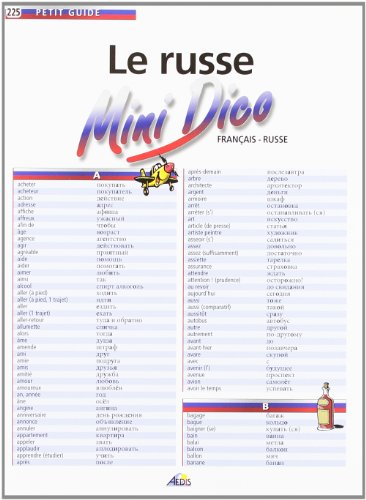 Le russe : mini-dico français-russe