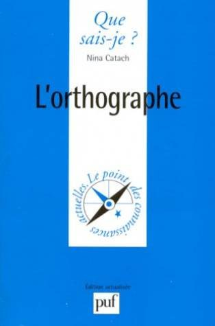 L'orthographe