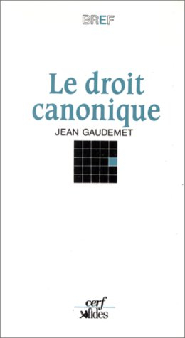 Le Droit canonique
