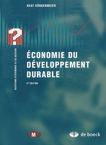 Economie du développement durable