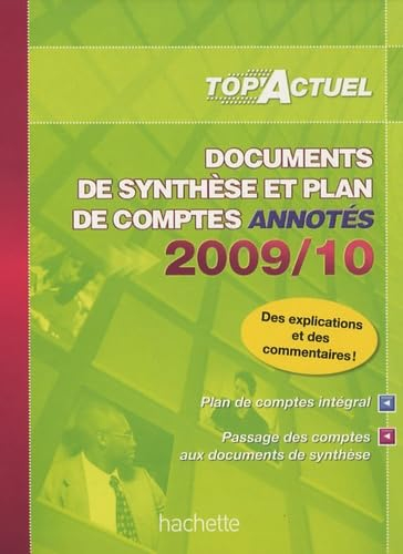 Documents de synthèse et plan de comptes annotés 2009-2010