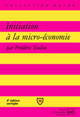 Initiation à la micro-économie