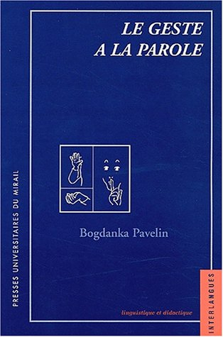 Le geste à la parole
