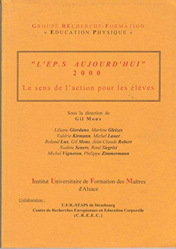 l'eps aujourd'hui : le sens de l'action pour les élèves