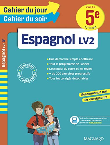 Espagnol LV2, 5e, cycle 4, 12-13 ans : nouveaux programmes 2016