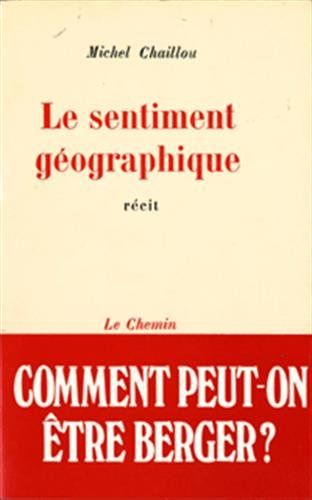 Le Sentiment géographique