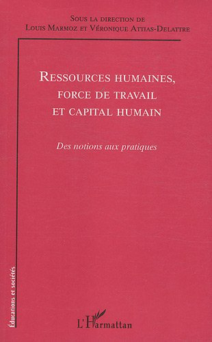 Ressources humaines, force de travail et capital humain : des notions aux pratiques