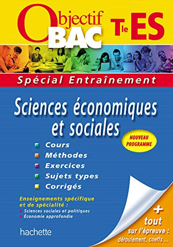 Sciences économiques et sociales terminale ES : nouveau programme
