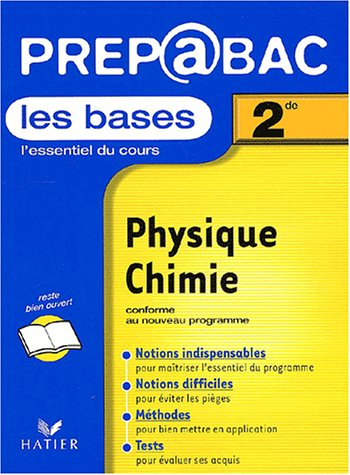 Physique-chimie, 2de : les bases