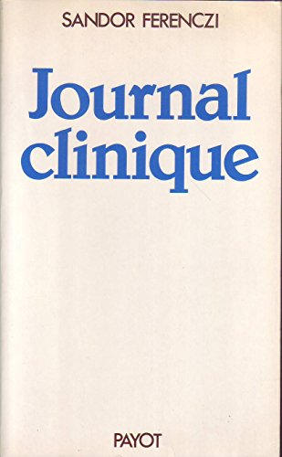 journal clinique, janvier-octobre 1932
