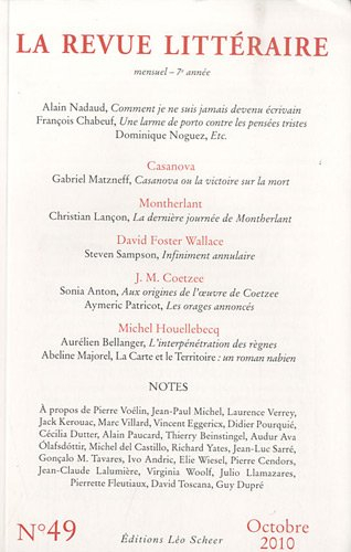 Revue littéraire (La), n° 49