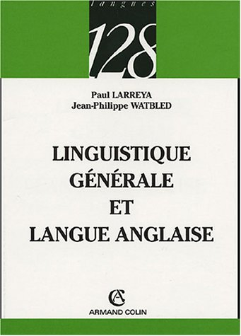 Linguistique générale et langue anglaise