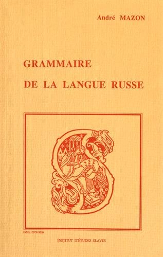 Grammaire de la langue russe