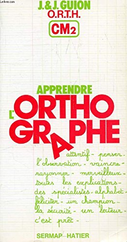 apprendre l'orthographe
